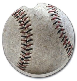 CounterArt and Highland Home Play Ball Absorbent Stone Car Coaster