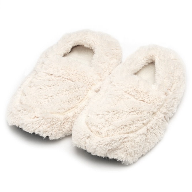Warmies Cream Slippers Warmies