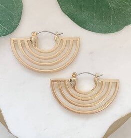 Lou & Co. Half-Circle Metal Earrings