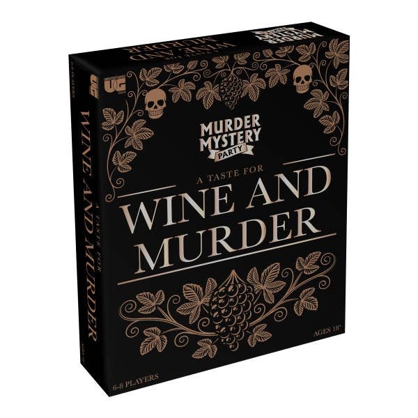 University Games A Taste For Wine and Murder-Murder Mystery Game