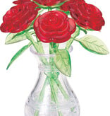 University Games Std. Crystal Puzzle - Red Roses in A Vase