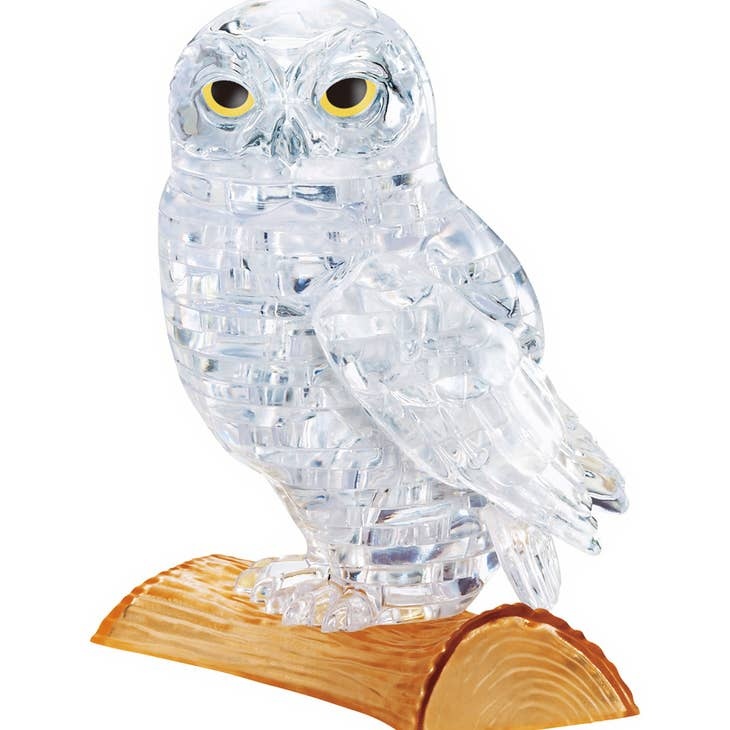 University Games Std. Crystal Puzzle - White Owl
