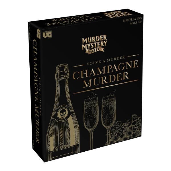 University Games The Champagne Murder: Murder Mystery Game