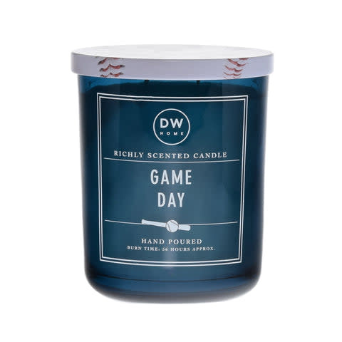 DW Candles Game Day Candle Lg Cylinder w/Printed Metal Lid 15.3 oz