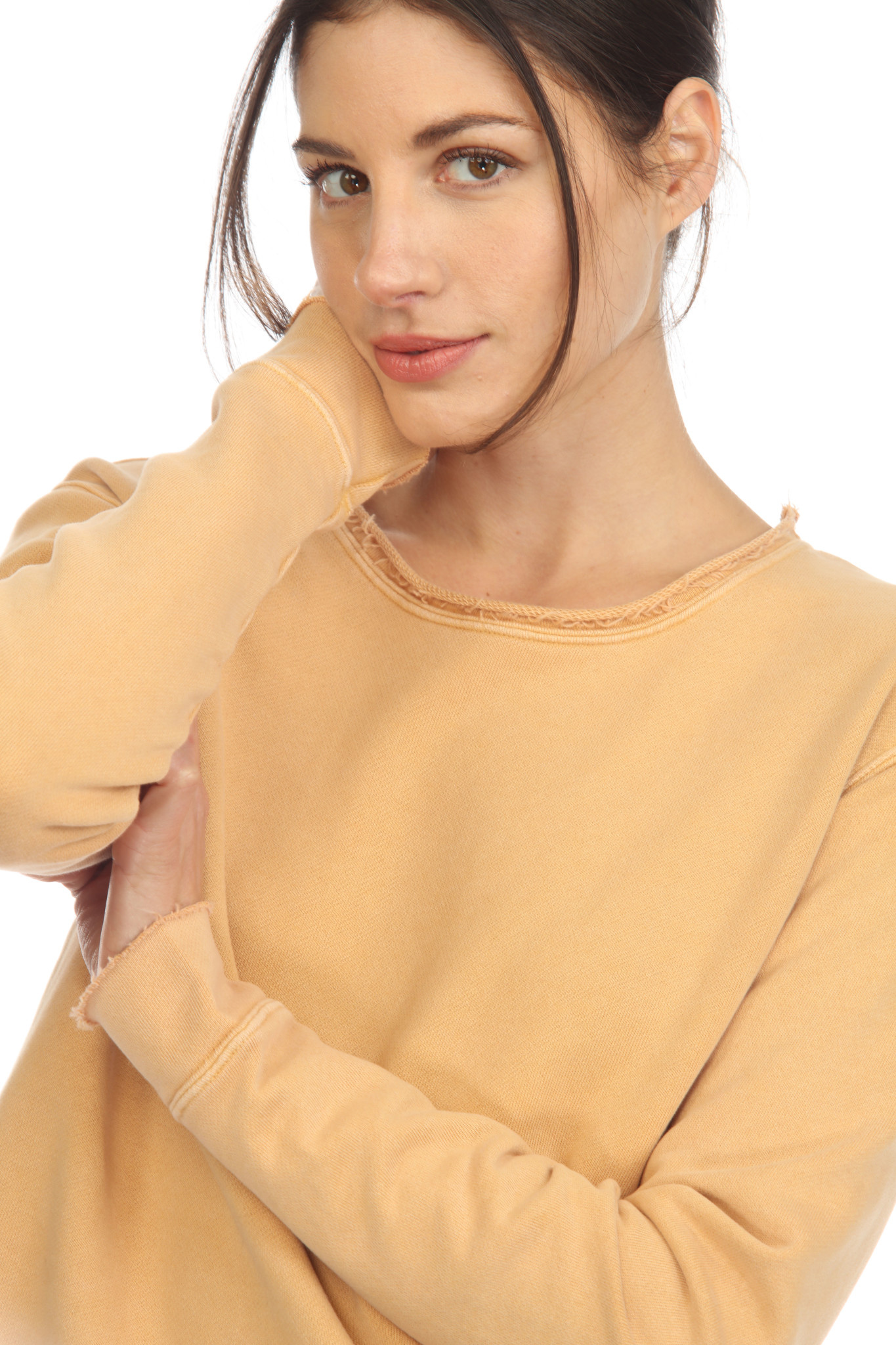 Amber Phoebe Raw Edge Crew