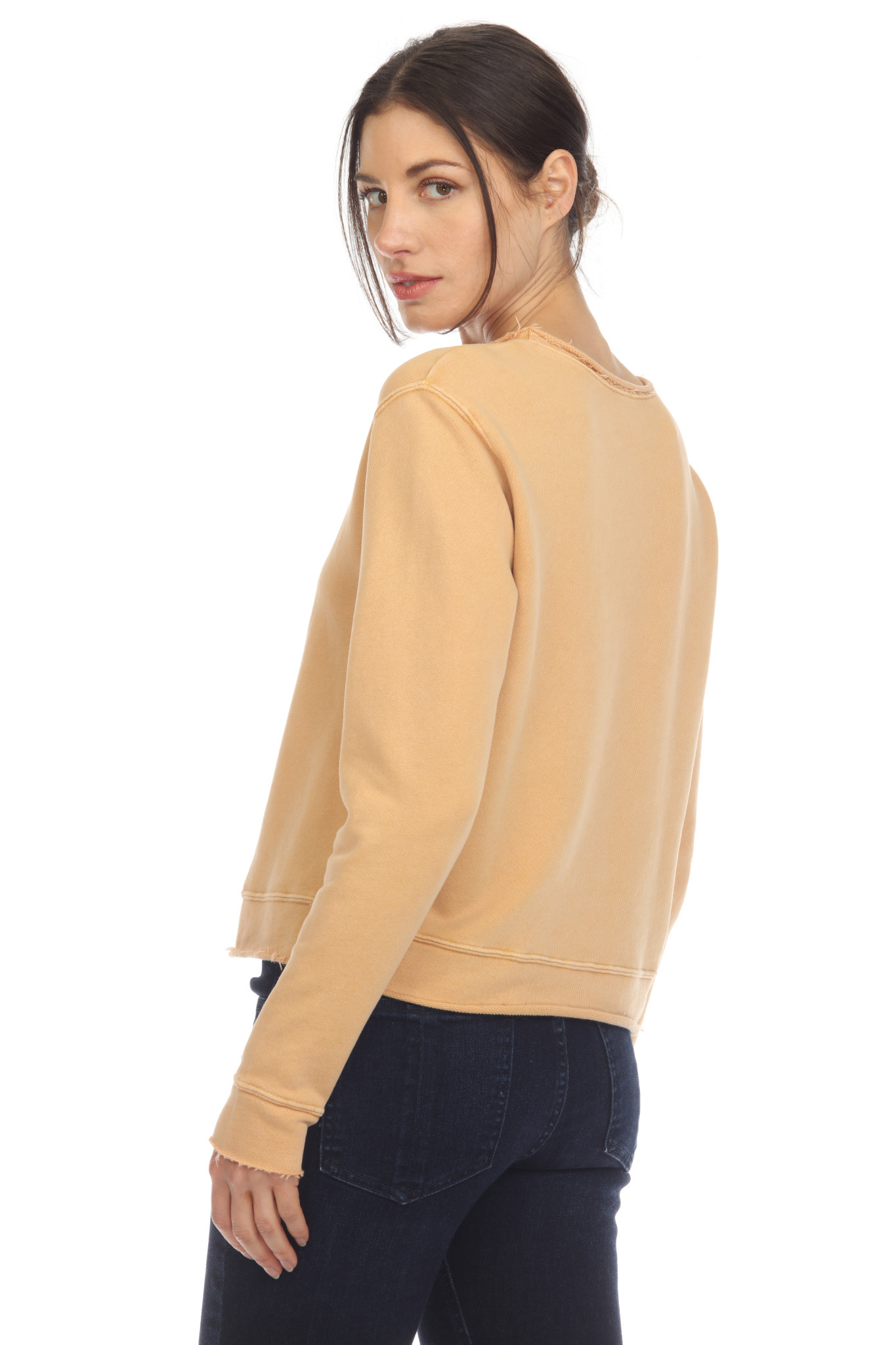 Hello Nite Amber Phoebe Raw Edge Crew