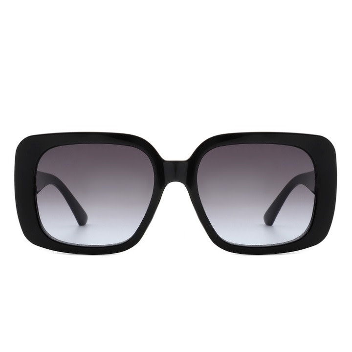 FLEURISH Square Flat Top Sunglasses w Metallic Accent (various colors)