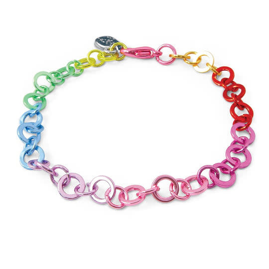 Charm It! CHARM IT! Rainbow Chain Bracelet
