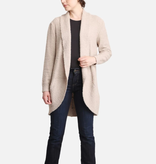 Jasmine Trading Corp. Beige Solid Color Circle Cardigan