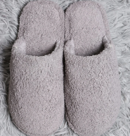 Jasmine Trading Corp. Gray Solid Color Slipper