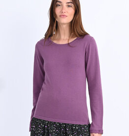 Molly Bracken Purple Crew Neck Undersweater