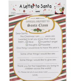 Letter To Santa (2 pack of easy to fill out letters to santa claus)