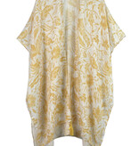 Lou & Co. Yellow Batik Print Kimono