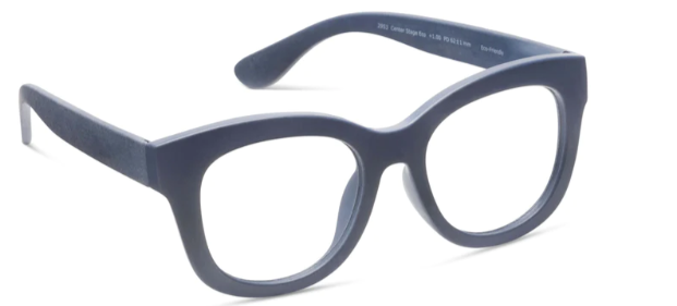 Peepers Navy Center Stage Eco Blue Light Reading Glasses