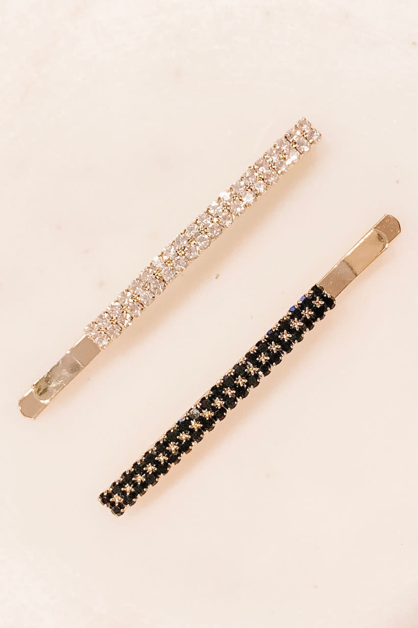 Lou & Co. Stone-Embellished Bobby Pin (choice of 2 colors)