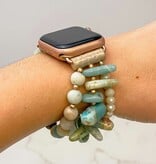 Prep Obsessed Wholesale Blue Gemstone Stretch Smart Watch Bands