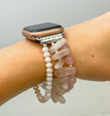 Prep Obsessed Wholesale Pink Gemstone Stretch Smart Watch Bands