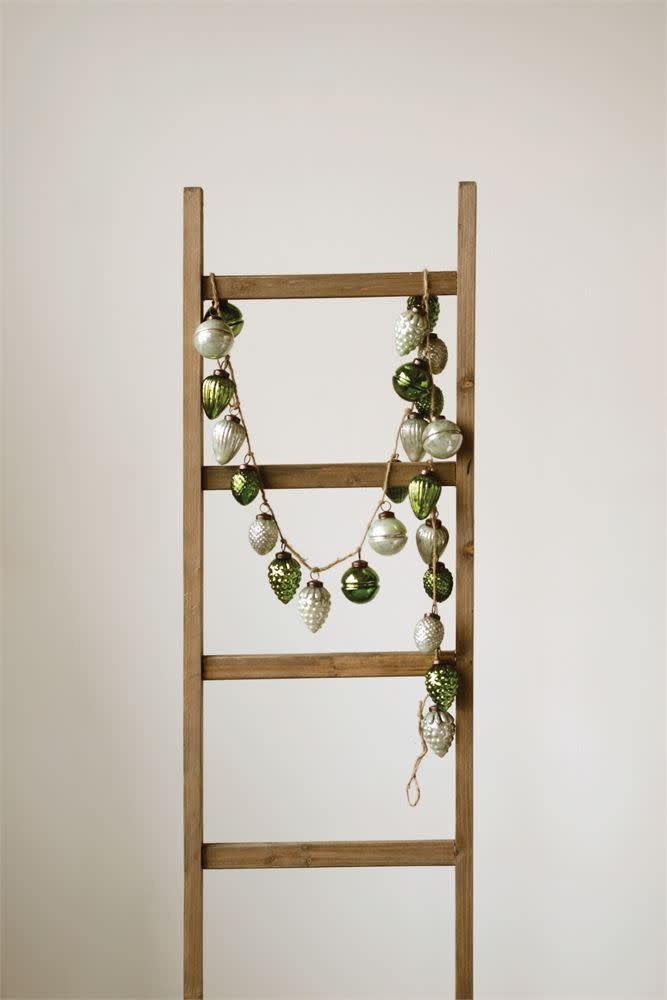 FLEURISH Vintage Style Mercury Glass Ornament (various)