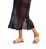 Mudpie Black Eldridge Crochet Dress