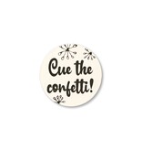 Roeda Studio "Cue the Confetti!"  Magnet ~ Comment Tag, Open Stock