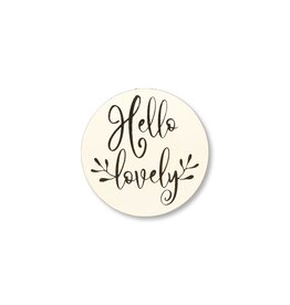 Roeda Studio "Hello Lovely" Magnet, Comment Tag, Open Stock