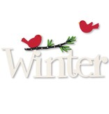 Roeda Studio Large Winter w/ Birds Magnets S/2