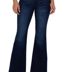 Liverpool Los Angeles hannah flare w/ welt pkt & seam dtl 32in ins