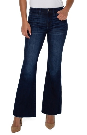Liverpool Los Angeles hannah flare w/ welt pkt & seam dtl 32in ins