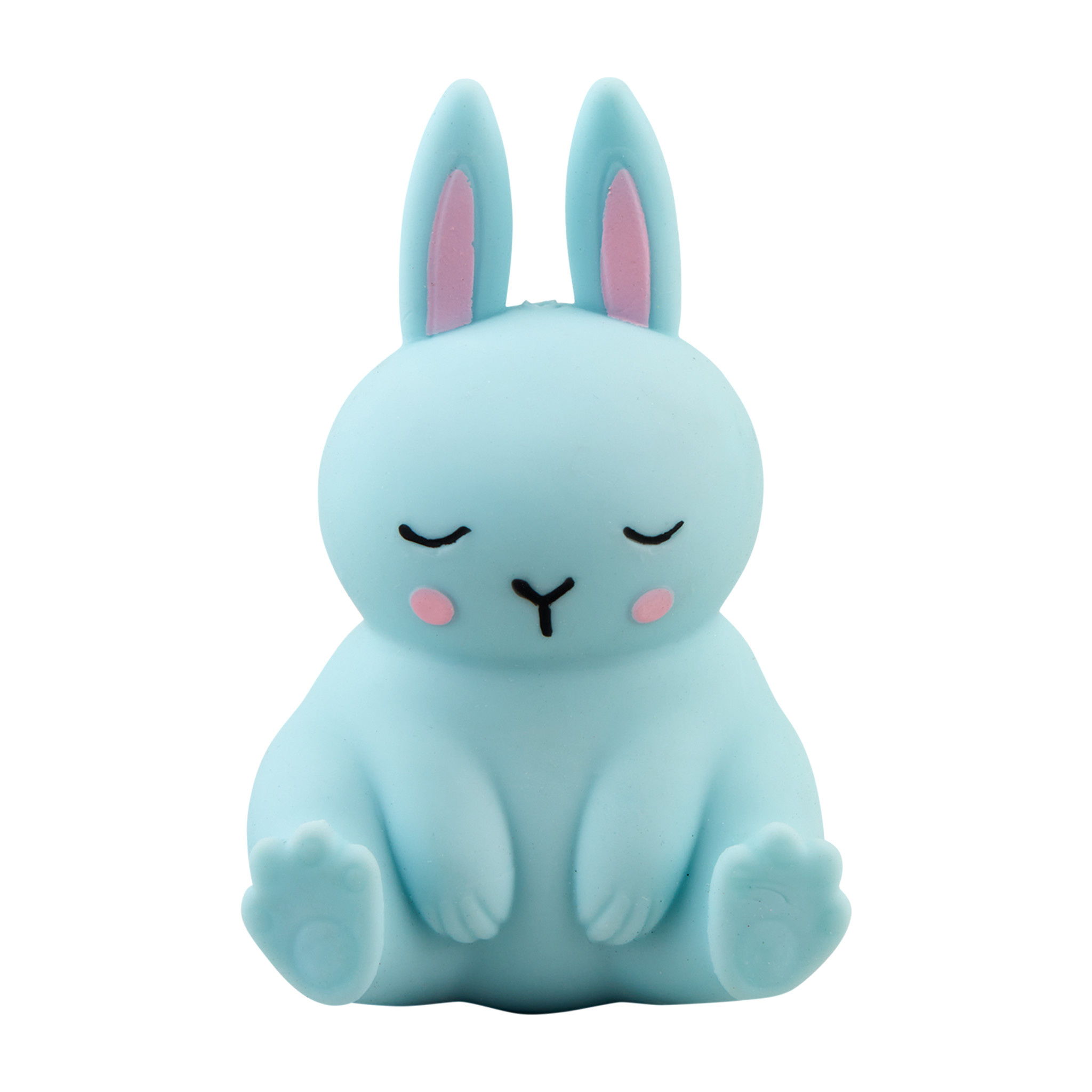 Mudpie BLUE BUNNY STRETCH TOY