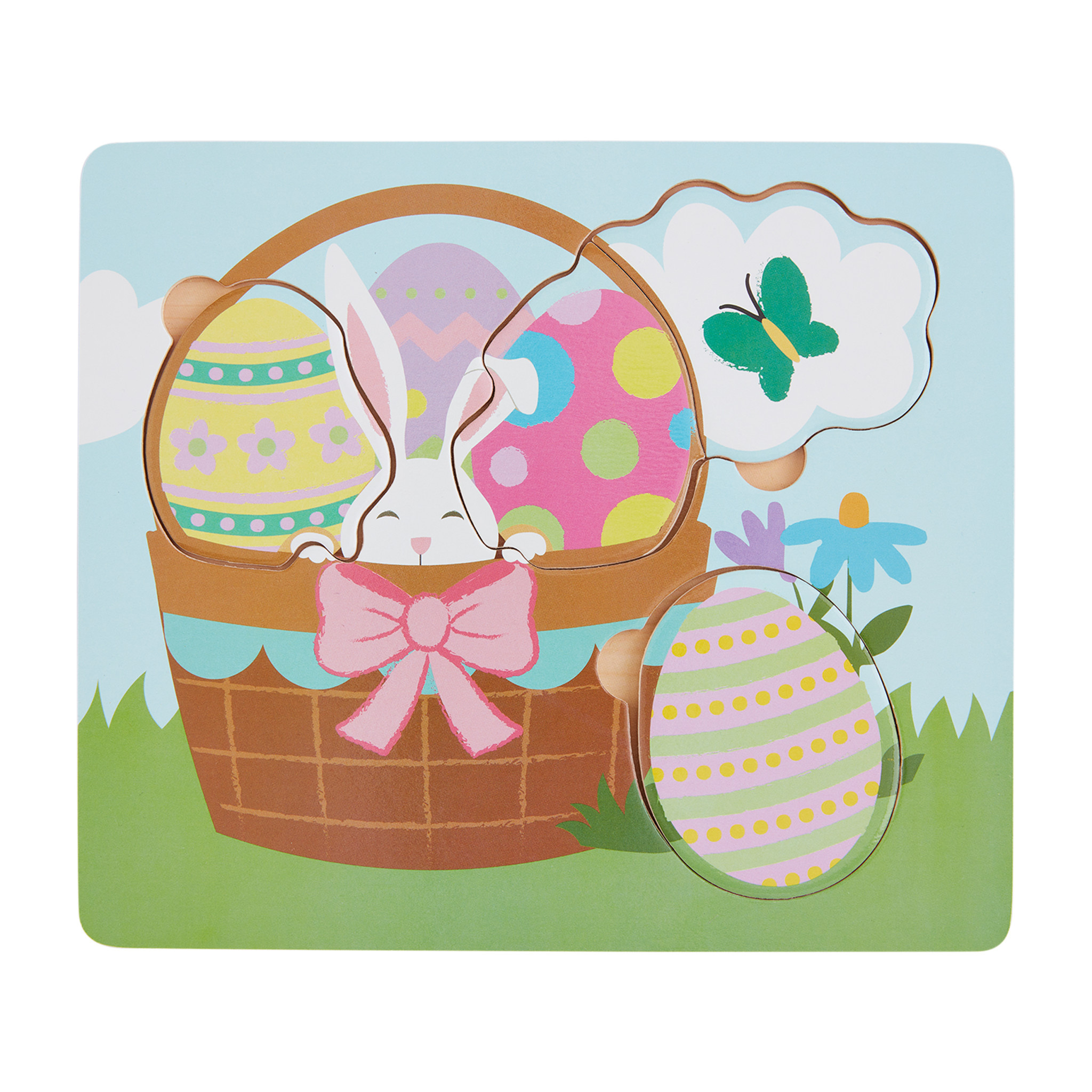 Mudpie EASTER BASKET STACKING PUZZLE