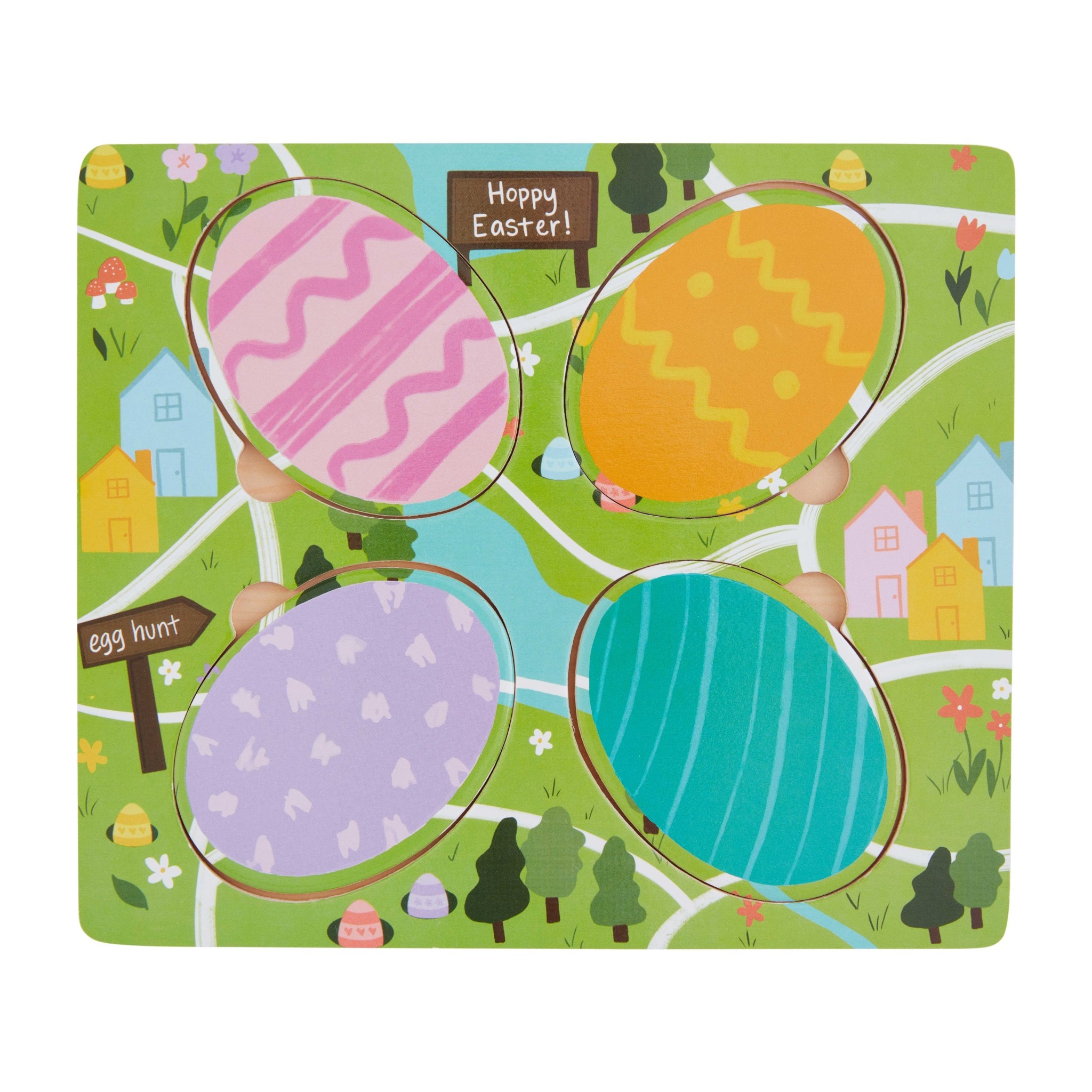 Mudpie EGG HUNT STACKING PUZZLE