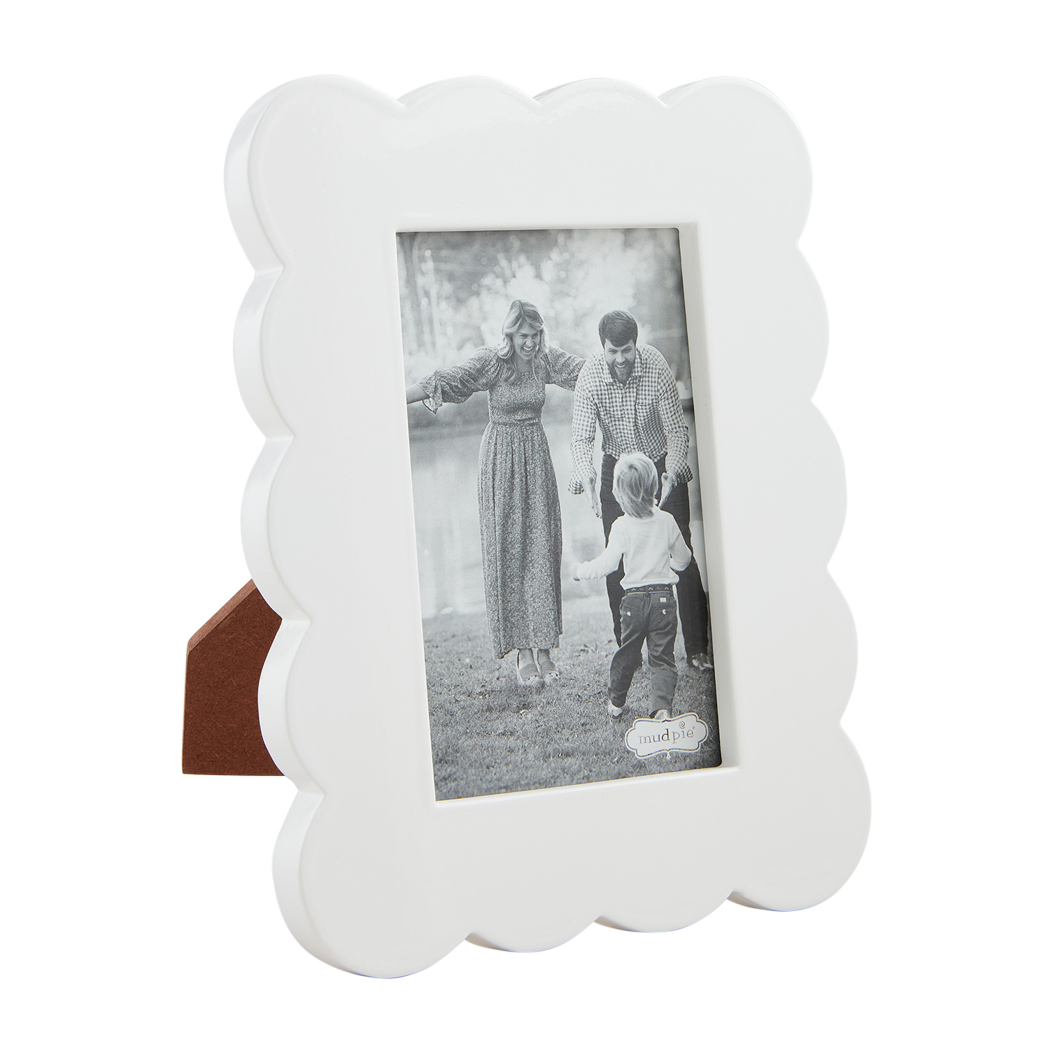 Mudpie LARGE  SCALLOPED LACQUER FRAME