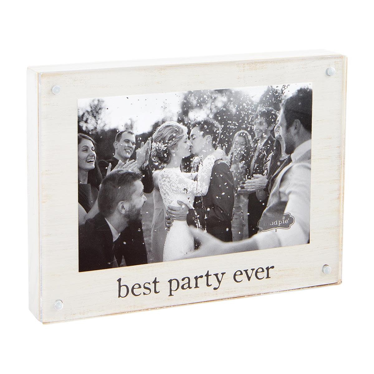 Mudpie Best Party Ever Magnetic Block Frame