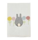 Mudpie EASTER BUNNY CROCHET TOWEL