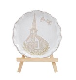 Mudpie CHURCH PLATE ON EASEL