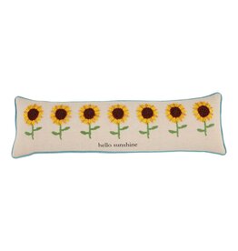 Mudpie LONG SUNFLOWER PILLOW