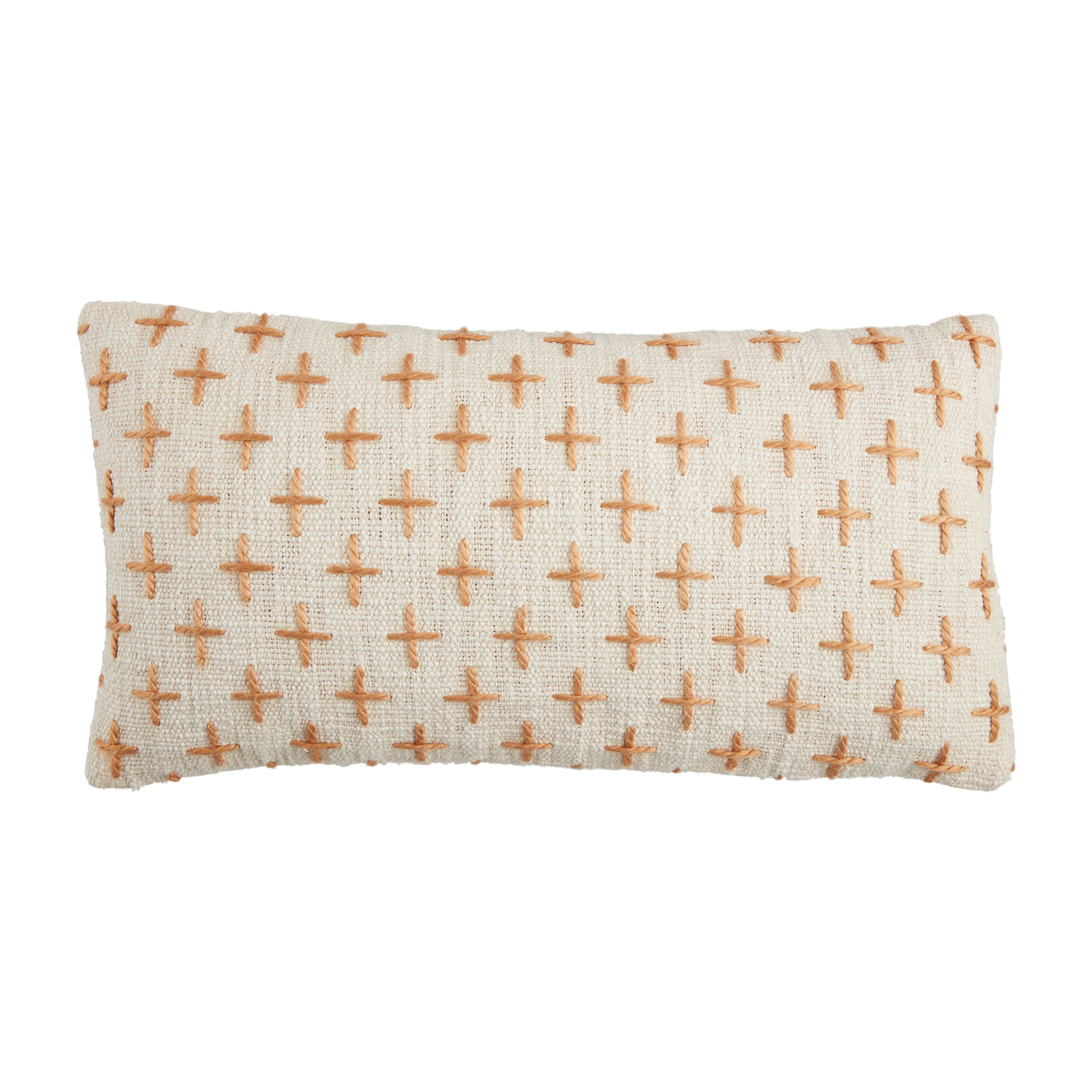 Mudpie LUMBAR EMBROIDERED PILLOW