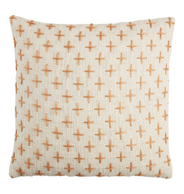 Mudpie SQUARE EMBROIDERED PILLOW