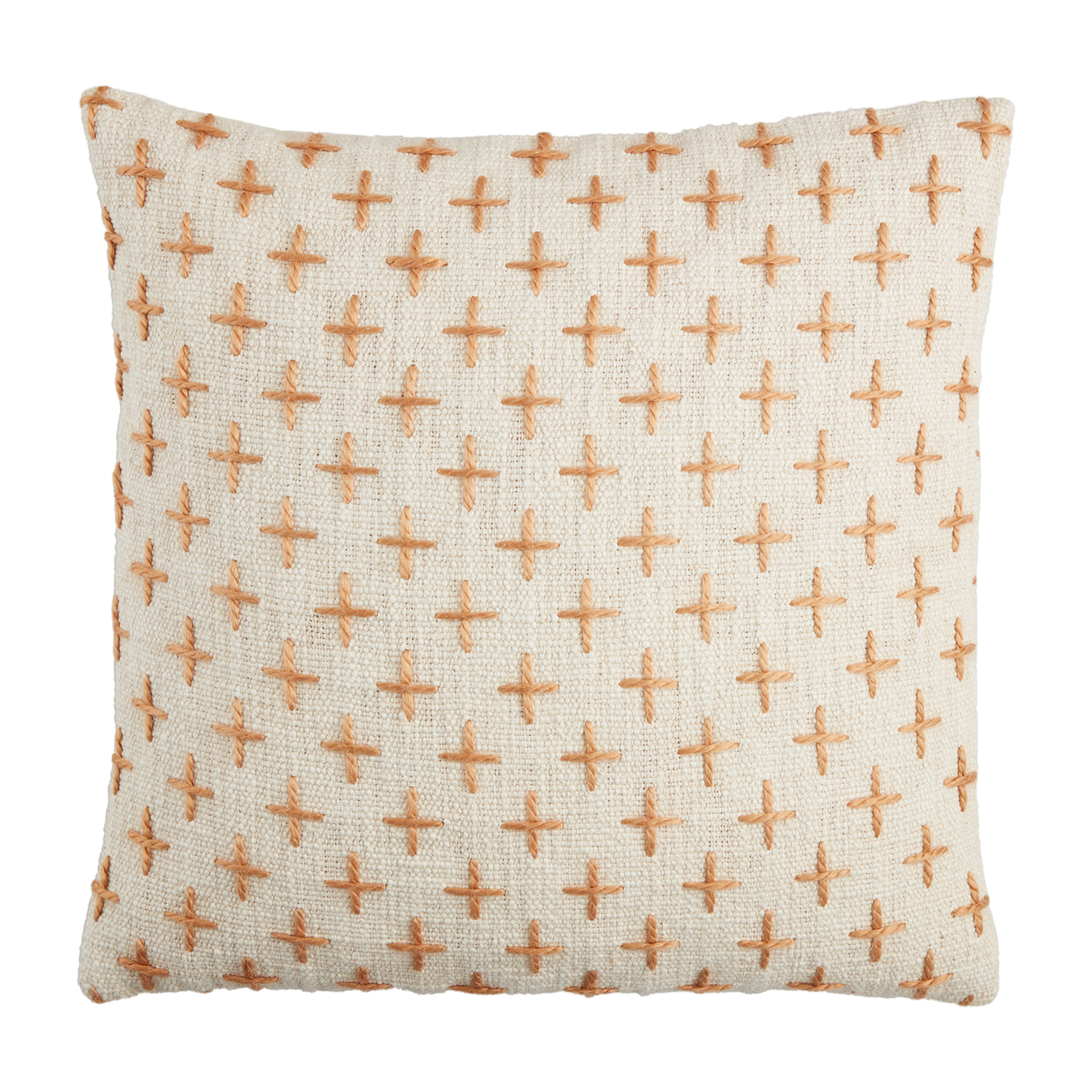 Mudpie SQUARE EMBROIDERED PILLOW