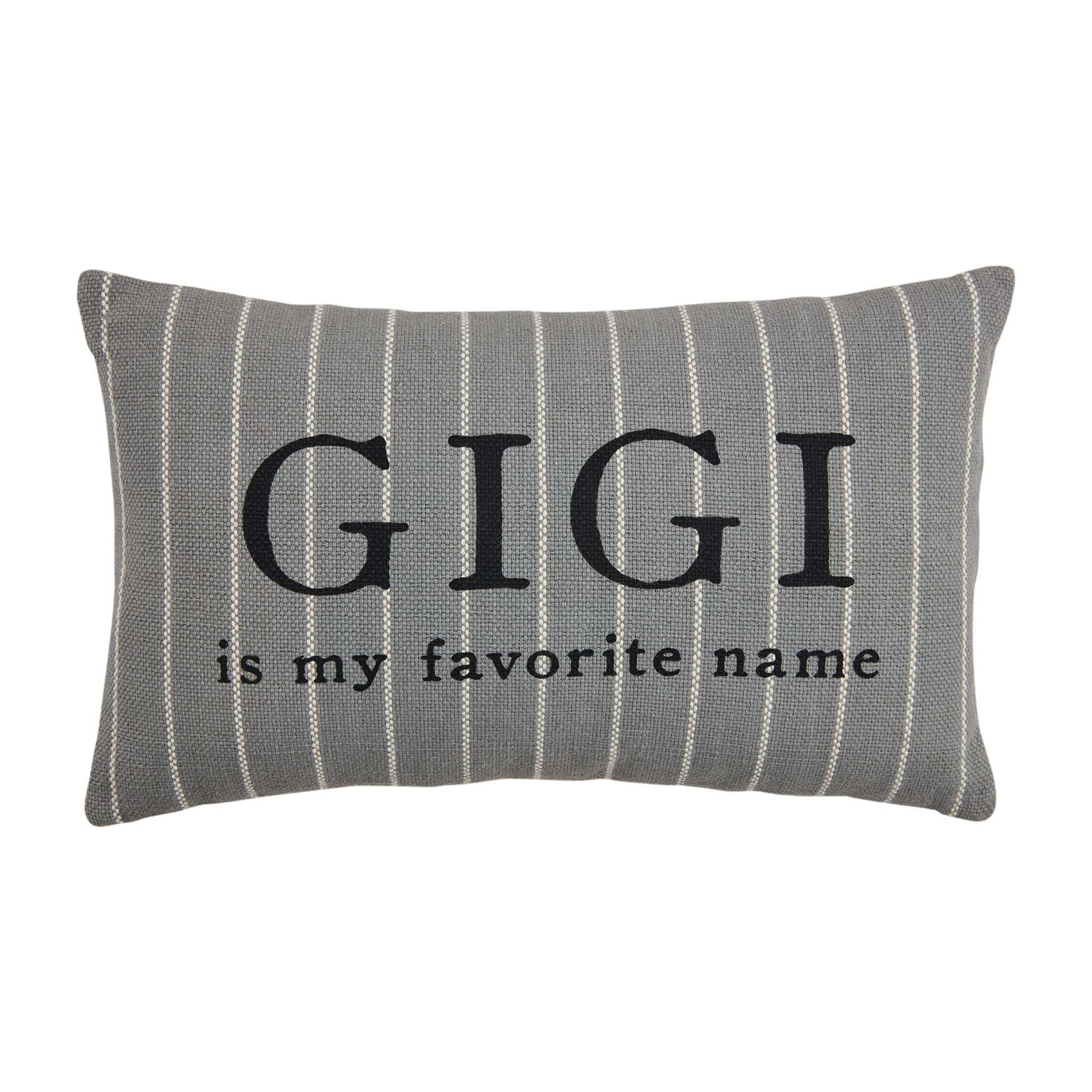 Mudpie Gigi Striped Grandma Pillows
