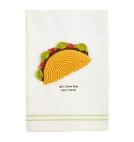 Mudpie TACO FIESTA CROCHET TOWELS