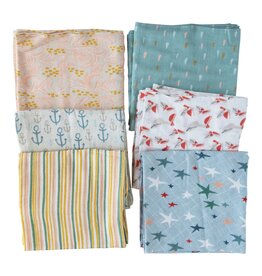 FLEURISH Cotton Baby Swaddle Blanket (choice of 6 prints)
