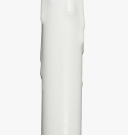 7" Plain White Led Battery Operated Timer Candle
