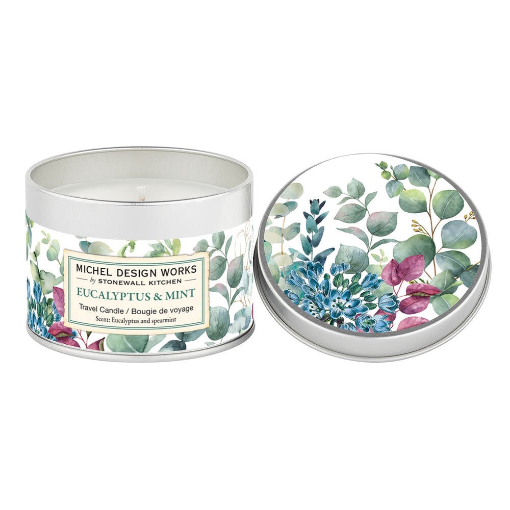 Michel Design Works Eucalyptus & Mint Travel Candle