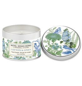 Michel Design Works MDW Cotton & Linen Travel Candle