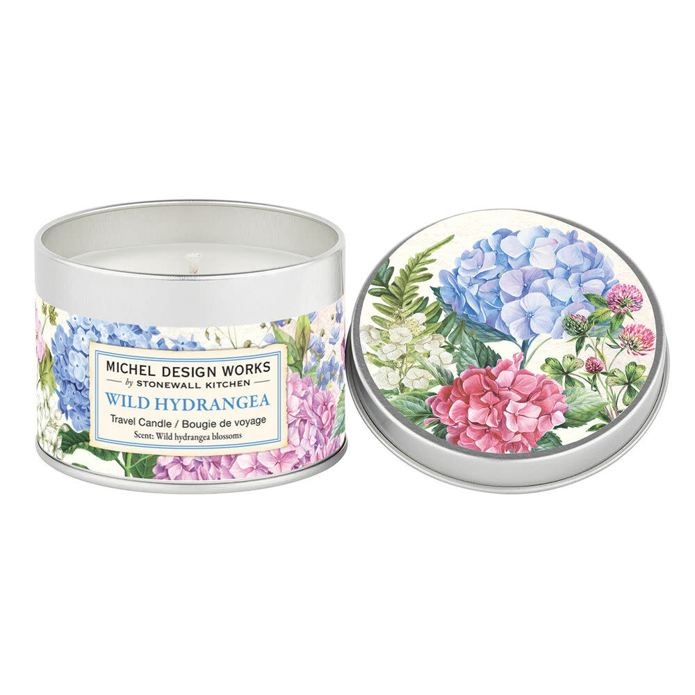 Michel Design Works MDW Wild Hydrangea Travel Candle