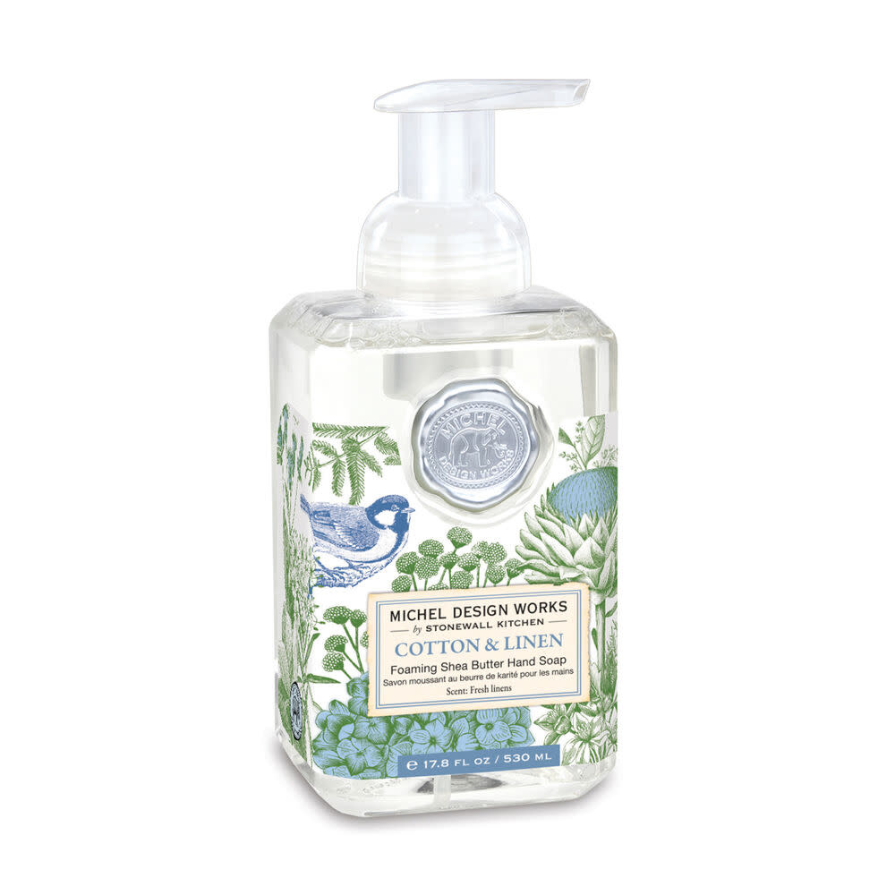 Michel Design Works MDW Cotton & Linen Foaming Soap