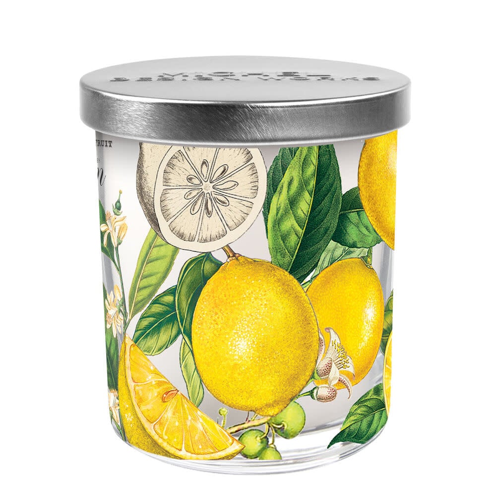 Michel Design Works Lemon Basil Candle Jar with Lid