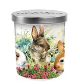 Michel Design Works Bunny Meadow Candle Jar with Lid