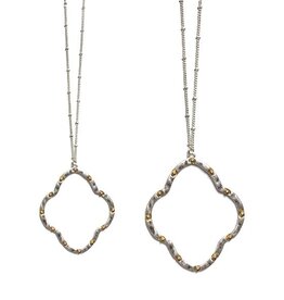 Meghan Browne Style Gold Silver Dina Necklace